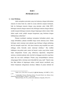 Adab Berpakaian Muslimah Dalam Perspektif Al-Qur'an (Studi Perbandingan ...